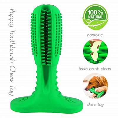 Dog Dental Care Effective Teeth Cleaning Massager brush stick Nontoxic Bite Resistant Toothbrush Chew Toy